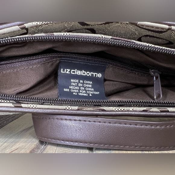 049.352. Liz Claiborne Vintage Y2K Crossbody Bag Tan Brown - Picture 2 of 11